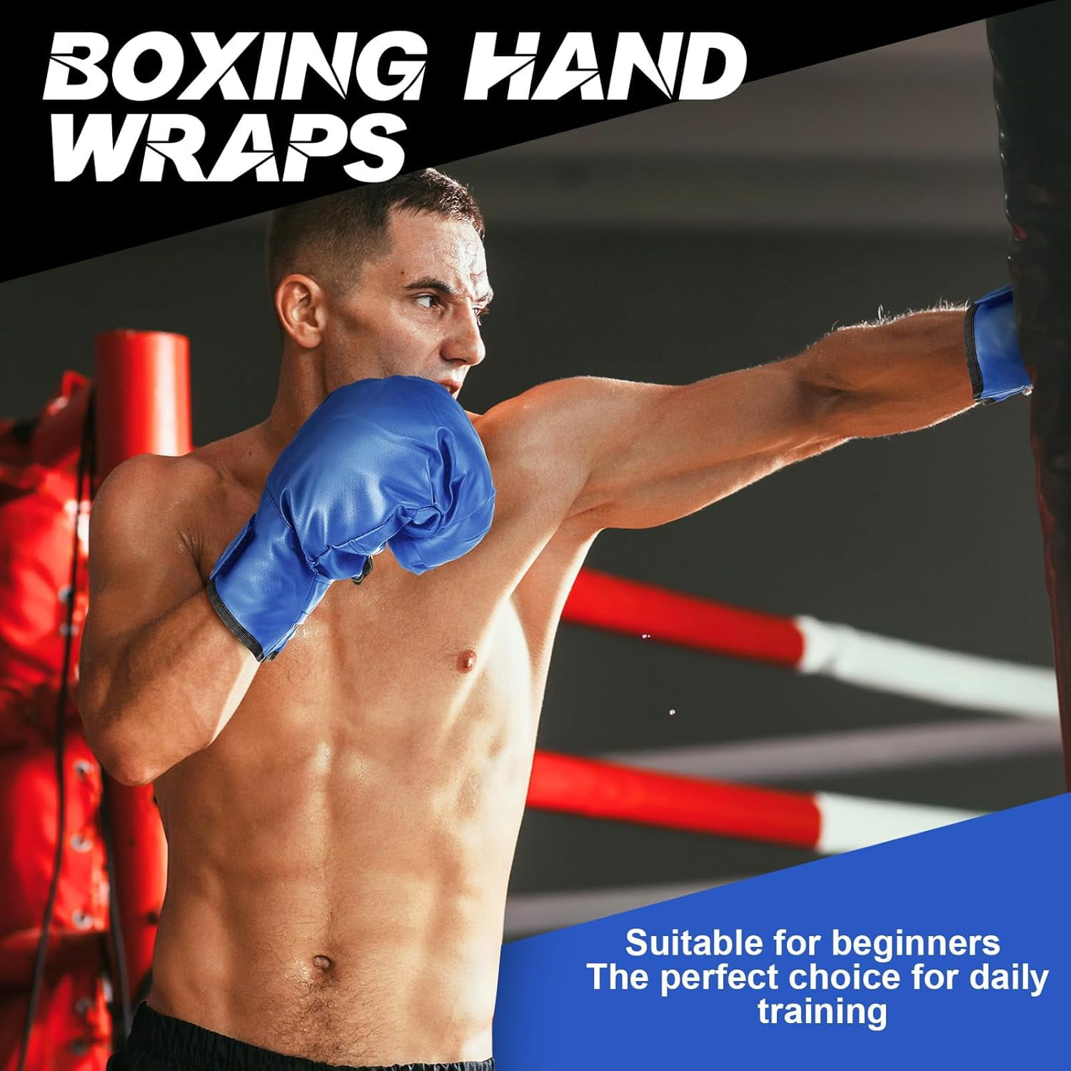 14-piece boxing set includes 2 pairs of 16-ounce (approximately 453.6 grams) boxing gloves, a helmet, and a face mask for adult and youth beginners training equipment