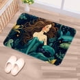 thumbnail image 5 of Mermaid Non-Slip Polyester Office Mat Chair Rug - Machine Washable Office Rug, 5 of 6