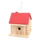 thumbnail image 3 of Casa para pájaros para el jardín, refugio para pájaros como regalo, para armar, colgante para el Rojo, 3 of 8