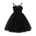 thumbnail image 2 of KYAIGUO Robe en Tulle à Bretelles pour Filles 1-7 Ans, Robe d'Été Décontractée pour Bébé, 2 of 9