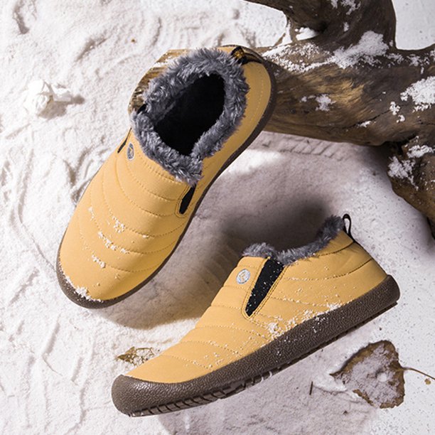 Botas De Invierno Botas de tobillo para hombre Botas de nieve de invierno cálidas de felpa Botas de senderismo impermeables transpirables Likrtyny Tenis De Mujer Tenis De Hombre