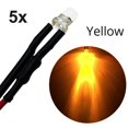 thumbnail image 5 of LED Light Single Bulb Pre-Wired Indicator Light Clear 5V-12V DC 3mm Bright Round, 5 of 5