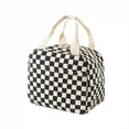 thumbnail image 6 of Floral Corduroy Lunch Bag Printed Food Handbags Portable Thermal Lunch Box Bag Waterproof Office Cooler Ice Insulated Case, 6 of 8