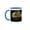 Blue/White, variant on 3drose, Burmese Python Snake Native to China and Malaysia - Na02 Dno0874 - David Northcott, 11oz Two-tone Green Mug