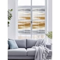 thumbnail image 4 of Sun Blocking Glass Window Film, Brown Grey Ombre Window Privacy Film Frosted, Abstract Art Oil Painting Modern Reusable Windows Privacy Sticker for Home Decor, Nursery, 23.6 x 78.7 Inches, 4 of 9