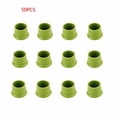 thumbnail image 1 of Copas de vino Tapones redondos de silicona para botellas, tapones de vino, tapones de cerveza, tapones de botellas de vidrio, artículos de uso diario blandos sellados, tapones de cerveza (50 piezas, verde) Sailing Electrónica, 1 of 5