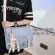 thumbnail image 5 of Hukapapa Fashion casual messenger bag Simple shoulder bag Temperament canvas bagblue, 5 of 5