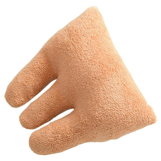 Cone with Finger Separation Finger Separator Finger Aid for Stroke People Grabbing Pad Removable for Contracture Comfortable , Camel