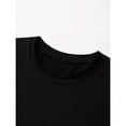 thumbnail image 3 of Black Mens Casual Tank Top With Rasta One Love Palm Tree Graphic, Round Neck, Loose Fit, 3 of 6