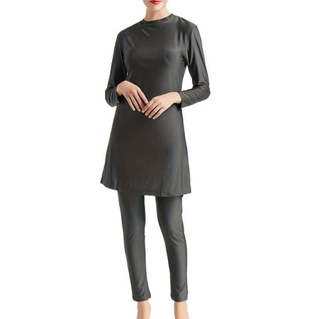 Women Oversized Swimsuit Conservative Swimsuit Long Sleeve Trousers Swim Cap Three Piece Swimsuit Womens Swim Shirts Long Sleeve plus Size Swimsuit Cover Ups Women 4x Long Scarfs for Women Beach