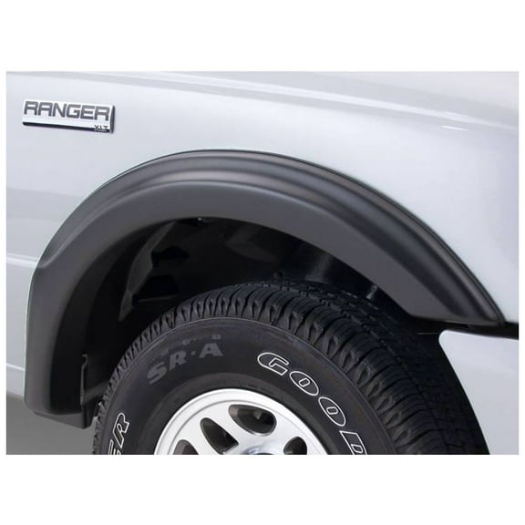 Bushwacker by RealTruck OE Style Factory Front & Rear Fender Flares | 4-Piece Set, Black, Smooth Finish | 21912-02 | Compatible with 1993-2011 Ford Ranger Styleside (Excludes FX4)