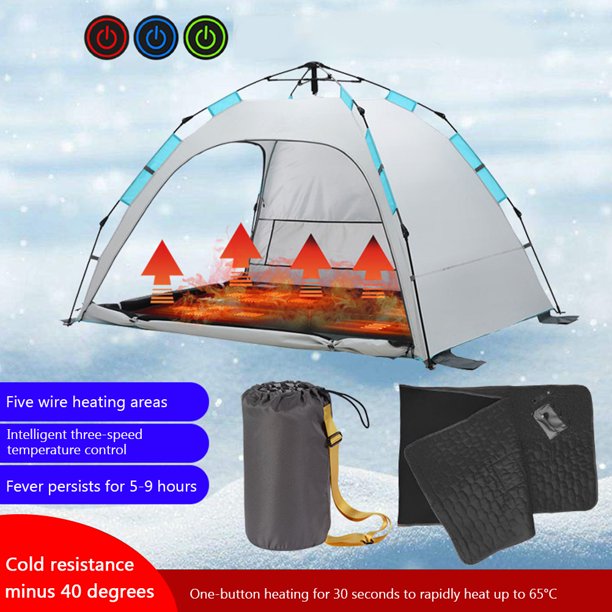 Almohadilla de dormir calentada Cojín de dormir con calefacción Carga USB Cojín de dormir térmico de invierno Accesorios para acampar Barbie Nuevos Originales