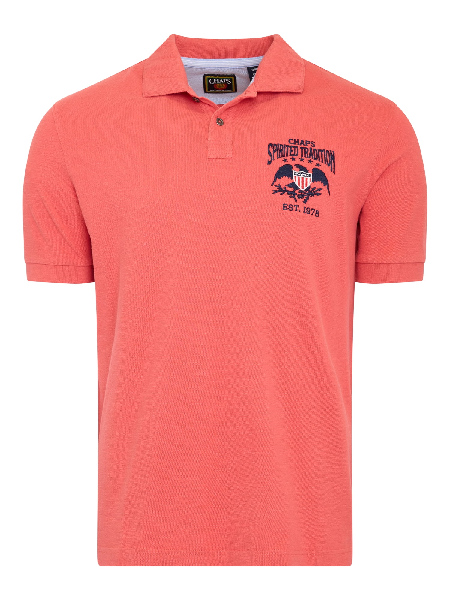 Chaps Men's Short Sleeve Eagle Slub Polo, Sizes S-2XL