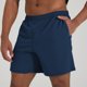 thumbnail image 1 of pstuiky Pantalones cortos de gimnasio para hombre, Pantalones cortos deportivos de lino sintético con bolsillos y cintura elástica para hombre, de pierna recta, para playa, hasta la rodilla., 1 of 6