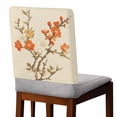 thumbnail image 2 of Vintage Botanical Chair Back Covers, Removable Chair Covers for Dining Chairs Set of 4, Washable Chairs Slipcovers Back Seat Protector for Wedding Party 19"x20", 2 of 9