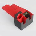 thumbnail image 2 of 160 Card Deck Box with Compartment Container for Trading Black red, 2 of 8