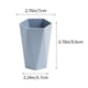 thumbnail image 3 of Plastic Mouthwash Mug | Travel Brushing Cup | Ergonomic Non-Slip Handle | Compact Rinse Cup | Rounded Edge Design | Portable Toothpaste Cup | 9.6x7x5.7cm | 1 Piece | Pink Blue Green Yellow, 3 of 6