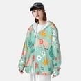 thumbnail image 3 of Balery Elephant and Flowers Sudadera ligera de manga larga con capucha y protección solar UPF 50+ para hombre y mujer, ideal para pesca y running-X-Large, 3 of 7