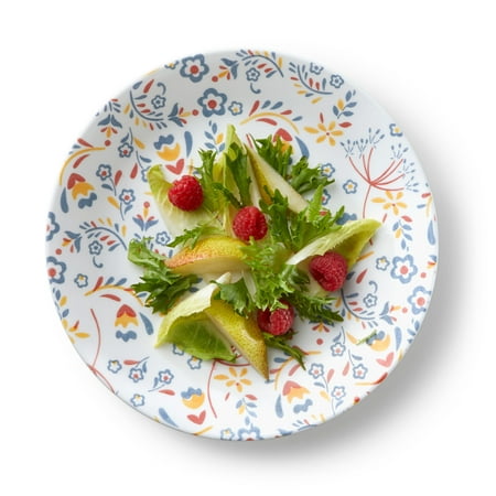 Corelle 8.50” Lunch Plate Prairie Garden Red, Set of