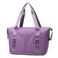 thumbnail image 4 of Bolsa De Ejercicios Bolsa de fitness para mujer Bolsa de deporte Oxford de gran capacidad para viajes y natación (púrpura) Sywqhk Para Estrenar, 4 of 9