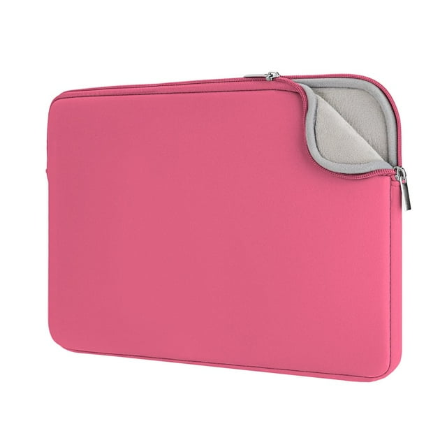 LNGOOR 11-11.6 Inch Laptop Sleeve Protective Case Soft Carrying Computer Zipper Bag Cover Compatible with 11.6” MacBook Air for 11” Notebook Tablet Ultrabook Chromebook (Black)