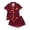 R122-Red, variant on RMGVDSD Womens Pajama Sets Halloween Pajamas for Women Set Short Sleeve Top and Shorts Sleepwear Button Down Casual Loungewear