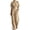 Khaki, variant on AJGRHE Women's Wide Leg Jumpsuits Summer Half Turtleneck Short Sleeve Wide Leg Jumpsuit Casual Solid Loose Long Pants Fashionable Piece Khaki S