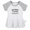 Gray Raglan Dresses, variant on Happy Birthday Daddy I love You Funny Dresses For Baby, Newborn Babies Skirts, Infant Princess Dress, 0-24M Kids Graphic Clothes (White Sleeveless Dresses, 0-6 Months)