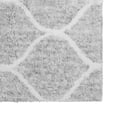 thumbnail image 5 of Pasargad Home Paris Shag Moroccan 9' x 12' Hand-Woven Microfiber and Cotton Silver/Ivory Rug - All Ages, Indoors, 5 of 5