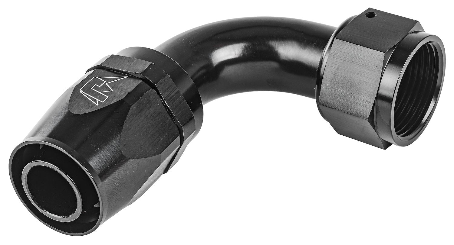 ●E & J JEGS 110025 AN 90-Degree Max Flow Swivel Hose End -16 AN Female to