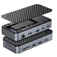 thumbnail image 1 of Estación de acoplamiento USB-C ORICO 10 en 1 con carcasa SSD M.2, 1 of 8