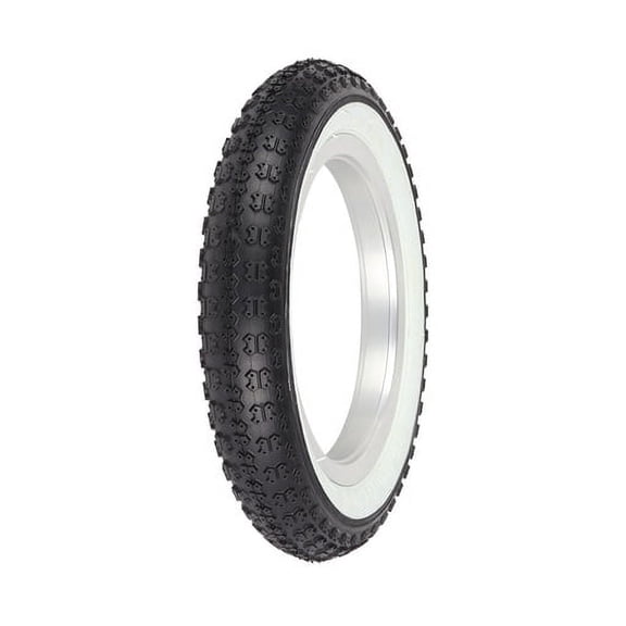 Bike Tire 12-1/2" x 2-1/4" P-104A Black/White Sidewall