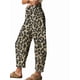 thumbnail image 2 of Pantalones Vaqueros para Mujer, Informales, de Tiro Medio, con Estampado de Leopardo, Pierna , Holgados, Cortos, Hasta el Tobillo Negro S, 2 of 7