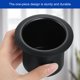 thumbnail image 4 of Uxcell 4 Pcs Soporte para Vaso de Aluminio, 2.48" x 4" Soporte para Lata de Bebida para Mesa de Póker, Negro, 4 of 6