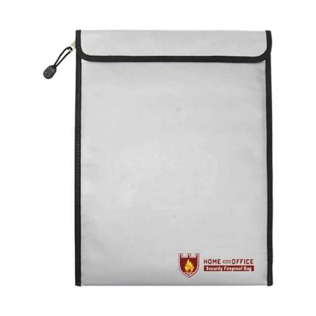 Pochette Ignifuge pour Documents, Sac Imperméable pour Argent, Sécuritaire