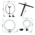 thumbnail image 6 of AURORA TRADE 6/10/12 Inch Fill Light Adjustable 360 Degree Rotatable High Brightness Multifunction Switch LED Selfie Ring Light for Photography, 6 of 8