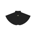 thumbnail image 5 of Yartina Little Girls Elegant Shawl Wraps Mock Neck Bolero Shrug Cardigan Top Cape Black 6-24 Months, 5 of 7