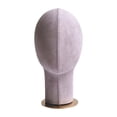thumbnail image 2 of Soporte para Gorra de Sombrero, Modelo de Cabeza de Maniquí de 22 , Soporte para Sombrero Multifuncional de 11,8 de Alto para Salón, Hogar, Viaje, E Con base metálica, 2 of 8