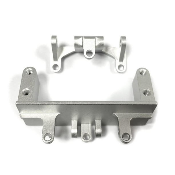 Soporte de Dirección Vogacara RCGOFFLOW Servo Montaje para Buggy 1/18 Axial UTB18 Plata