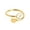 Gold C, variant on To My Granddaughter Initial Heart Ring 26 Letter Fashion Jewelry Accessories, Gold J
