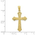 thumbnail image 3 of FB Jewels 10K Yellow Gold Budded Cross Pendant, 3 of 3