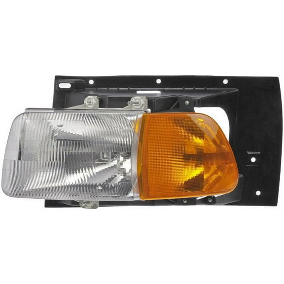 Left Driver Side Halogen Headlight Assembly - Compatible with 1999 - 2009 Sterling Truck A9500 2000 2001 2002 2003 2004 2005 2006 2007 2008