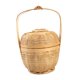 thumbnail image 3 of Canasta tejida Organizador de cocina de bambú Portable elegante manualidades de restaurantes para el hogar Cesta de almacenamiento decorativo de L, 3 of 9