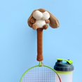 thumbnail image 1 of DYNWAVECA Badminton Racket Handle Cover Handle Cover, Cartoon Handle Absorbent, Cute Tennis Nonslip Racquet Shock Absorbing Racket Grip Brown, 1 of 10