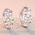 thumbnail image 4 of Pendientes de plata de ley 925 con hebilla de circonita para mujer, accesorios de joyería, regalo de fiesta, 4 of 4