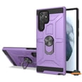 thumbnail image 2 of For Samsung Galaxy S22 Hybrid Ring Stand [360° Rotatable Ring Holder Magnetic Kickstand] Armor Shockproof TPU Rubber Phone Case Cover by Xpression [Purple], 2 of 9