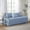 Blue, variant on Daybed Cover Set 5 Piece - Double Sided Quilted Luxe, All Season Cozy Bedding with Bedskirt & Matching Shams, Kienna Blush 75"x39", Machine Washable, OEKO-TEX Certified