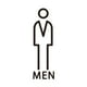 thumbnail image 5 of Símbolo Acrílico para Inodoro, Accesorios para Puerta de Baño, Señal de Pared para Baño, Señal de Identificación, Señalización para Tribunal, Lugar Pú Hombres Colco Símbolo de baño, 5 of 7
