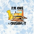thumbnail image 4 of Inktastic I'm 1 and Crushing It Construction 1st Birthday Boys or Girls Baby Bodysuit, 4 of 5