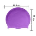 thumbnail image 3 of Bonnet de Bain à Longs Poils - Bonnets de Bain en Silicone pour Filles, Enfants, Adultes (Lot de 2), 3 of 8